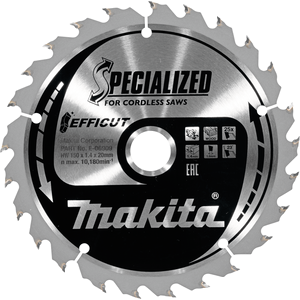 Disk sharre TCT Efficut për dru