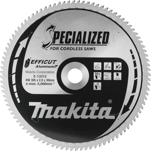 List za testeru Efficut za alu