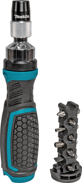 E-10942 - Set-8 pcs. Bits in ratchet with handle