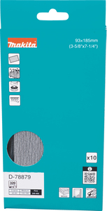 Mrežasti brusni papir 185mm A320, 10 kom